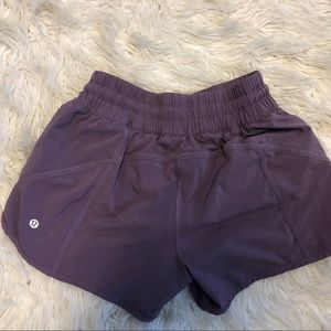Purple Lulu Lemon shorts size 6